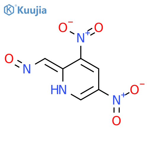2-Pyridinecarboxaldehyde,3,5-dinitro-, oxime structure