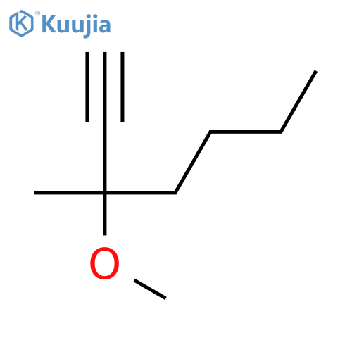 1-Heptyne, 3-methoxy-3-methyl- structure
