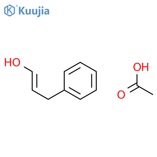 1-Propen-1-ol, 3-phenyl-, acetate, (E)- structure