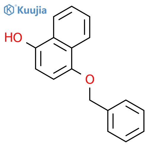 1-NAPHTHALENOL, 4-(PHENYLMETHOXY)- structure
