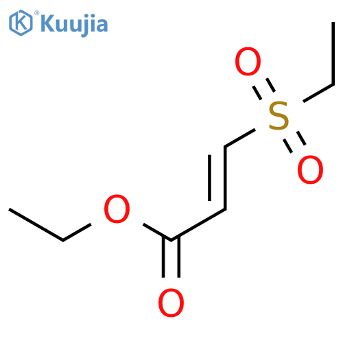 ethyl (2E)-3-(ethylsulfonyl)prop-2-enoate structure