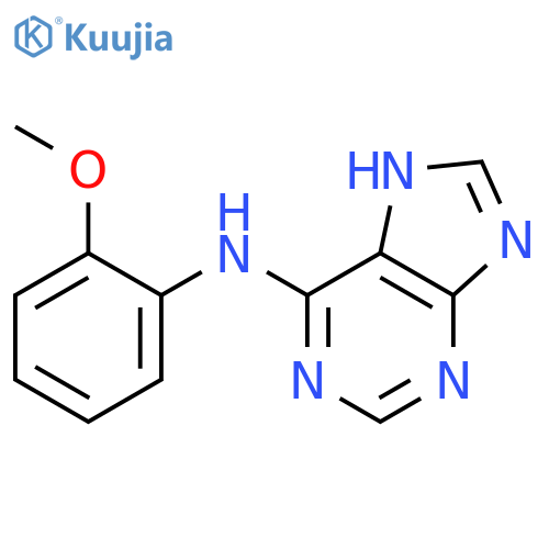 purine, 6-(o-methoxyanilino)- structure