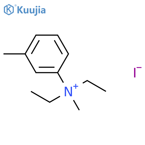 N,N-diethyl-N,3-dimethylanilinium iodide structure