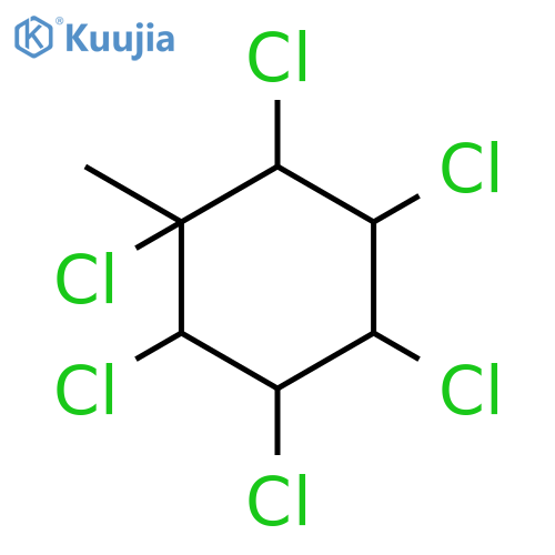 1,2,3,4,5,6-Hexachloro-1-methylcyclohexane structure