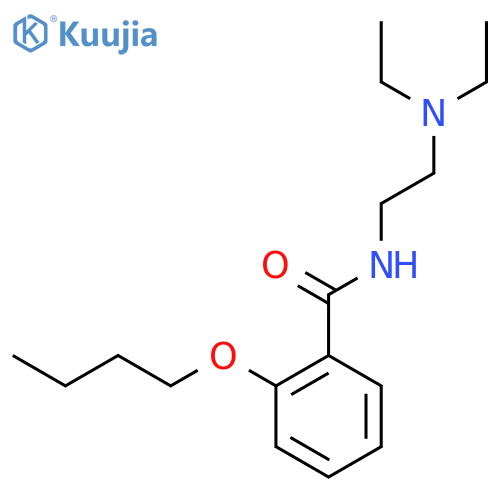 2-butoxy-N-[2-(diethylamino)ethyl]benzamide structure