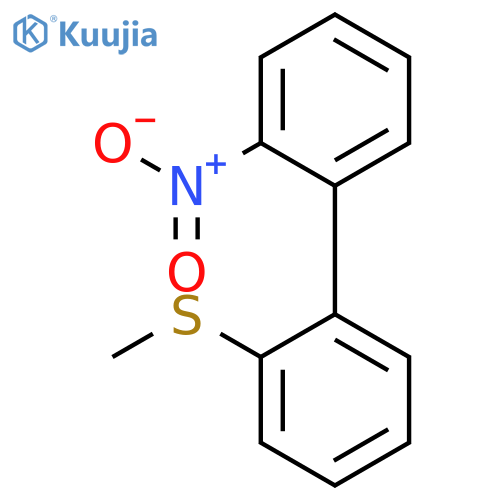 1,1'-BIPHENYL, 2-(METHYLTHIO)-2'-NITRO- structure