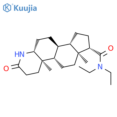 4-Azaandrostane-17-carboxamide, N,N-diethyl-3-oxo-, (5a,17b)- structure
