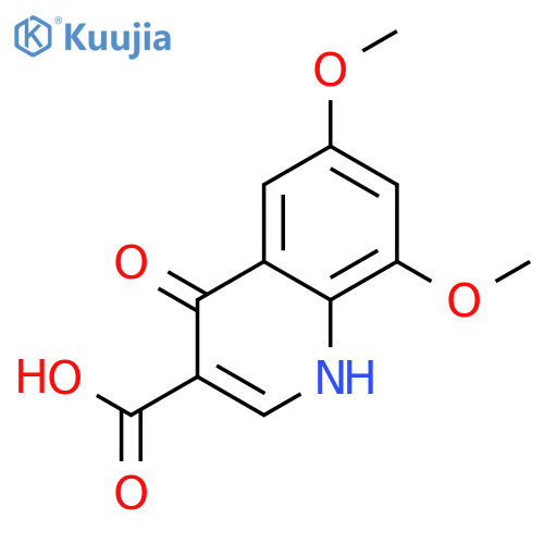 6,8-Dimethoxy-4-Oxo-1,4-Dihydroquinoline-3-Carboxylic Acid structure