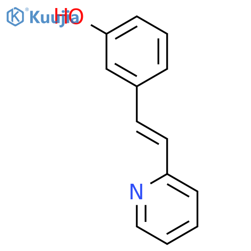 Phenol, 3-[2-(2-pyridinyl)ethenyl]- structure