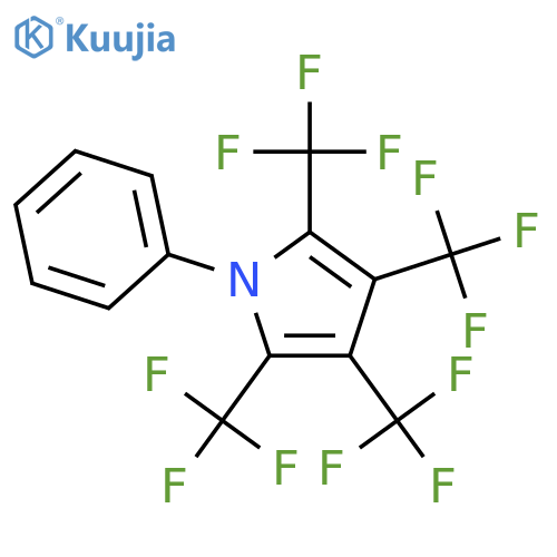 1H-Pyrrole, 1-phenyl-2,3,4,5-tetrakis(trifluoromethyl)- structure