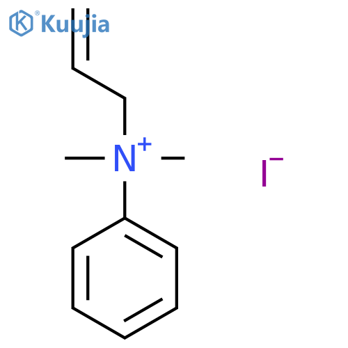 N,N-dimethyl-N-(prop-2-en-1-yl)anilinium iodide structure
