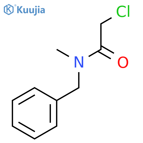 N-benzyl-2-chloro-N-methylacetamide structure