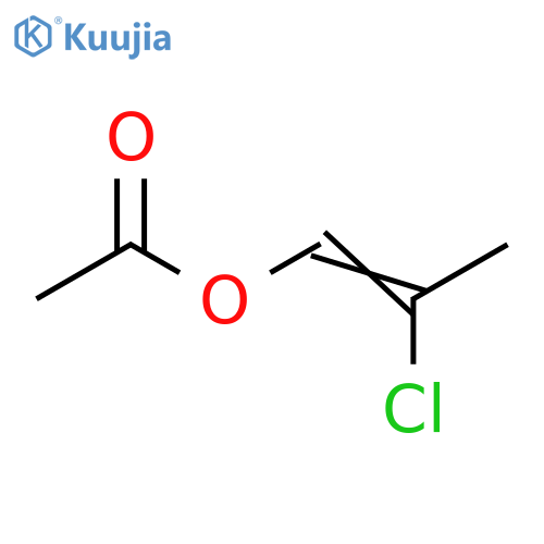1-Propen-1-ol, 2-chloro-, acetate structure