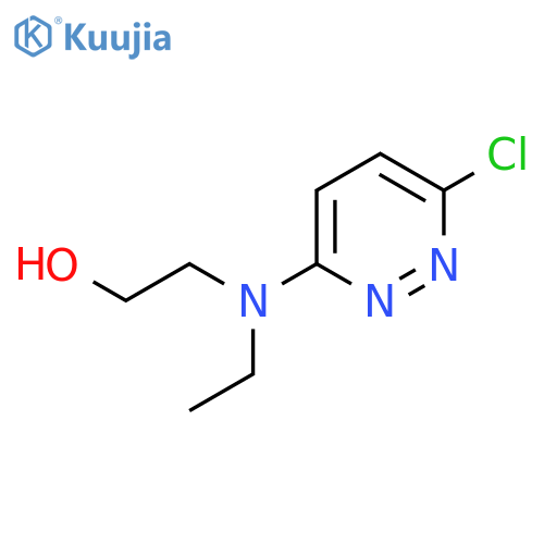 2-((6-Chloropyridazin-3-yl)(ethyl)amino)ethan-1-ol structure