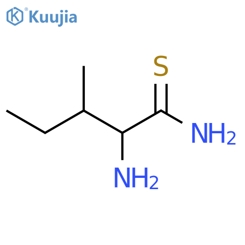 2-amino-3-methylpentanethioamide structure