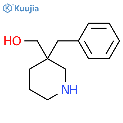 (3-Benzylpiperidin-3-yl)methanol structure