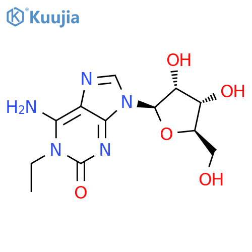 Adenosine, 1-ethyl-1,2-dihydro-2-oxo- structure