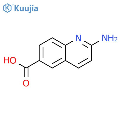 2-Aminoquinoline-6-carboxylic acid structure