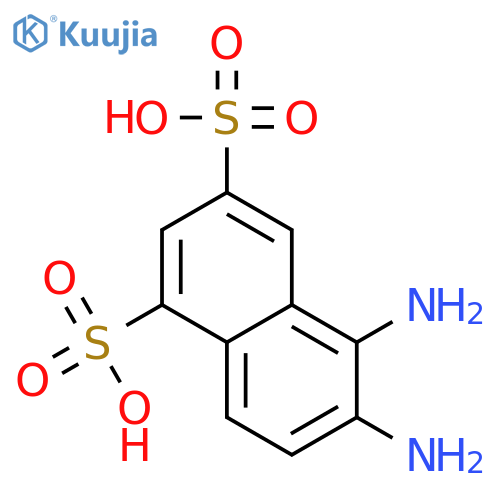 5,6-Diaminonaphthalene-1,3-disulfonic acid structure