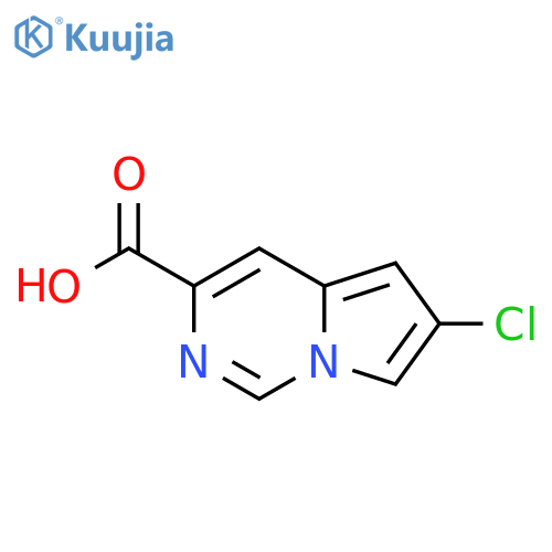 6-chloropyrrolo[1,2-c]pyrimidine-3-carboxylic acid structure