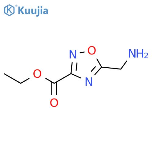 ethyl 5-(aminomethyl)-1,2,4-oxadiazole-3-carboxylate structure