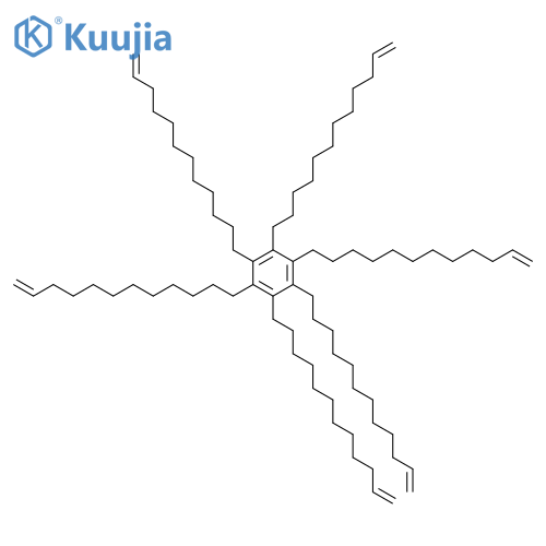 Benzene, hexa-11-dodecenyl- structure