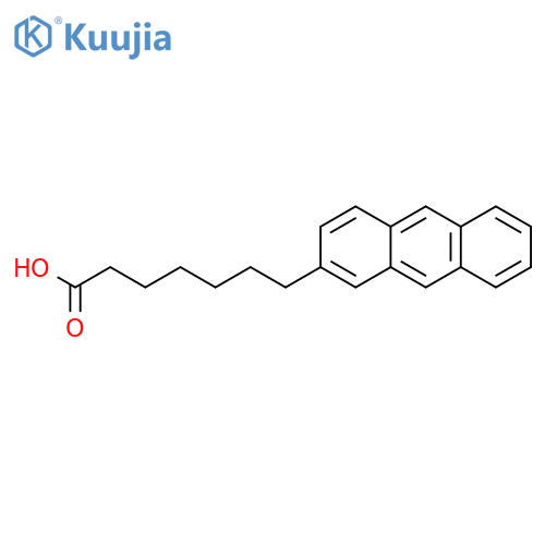 7-(Anthracen-2-yl)heptanoic acid structure