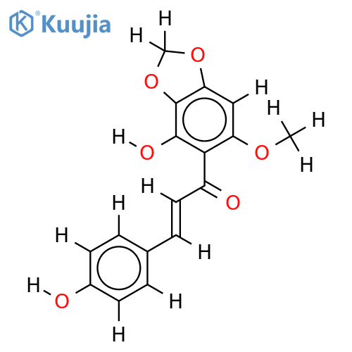 6'-Me,3',4'-methylene ether-2',3',4,4',6'-Pentahydroxychalcone structure