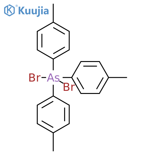 ARSORANE, DIBROMOTRIS(4-METHYLPHENYL)- structure