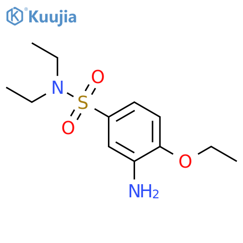 3-Amino-4-ethoxy-N,N-diethylbenzene-1-sulfonamide structure