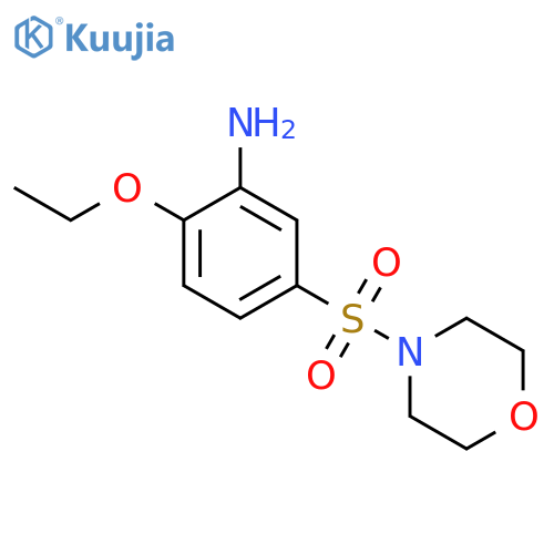 2-ethoxy-5-(morpholine-4-sulfonyl)aniline structure
