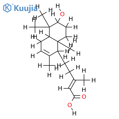 3beta-Hydroxy-7,13Z-labdadien-15-oic acid structure