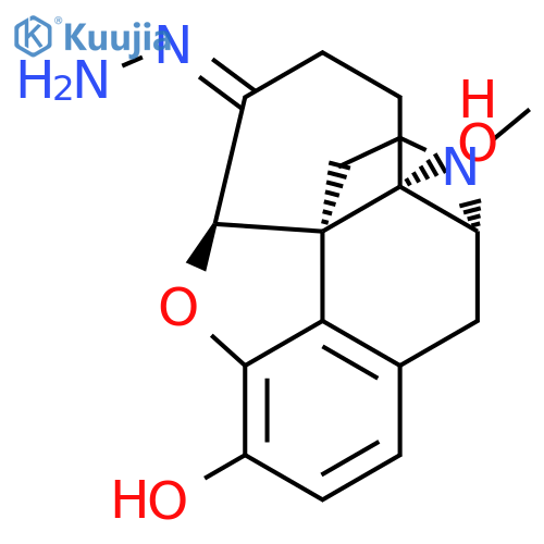 Morphinan-6-one,4,5-epoxy-3,14-dihydroxy-17-methyl-, hydrazone, (5a)- (9CI) structure