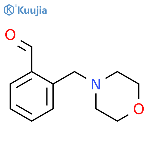 2-[(morpholin-4-yl)methyl]benzaldehyde structure