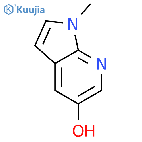 1-methyl-1H-pyrrolo[2,3-b]pyridin-5-ol structure