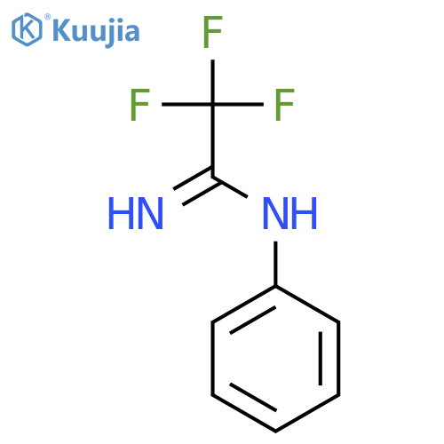 Benzenamine, N-[(trifluoromethyl)carbonimidoyl]- structure