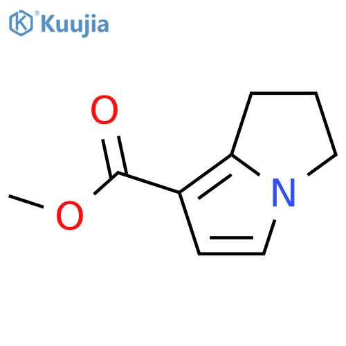 1H-Pyrrolizine-7-carboxylicacid, 2,3-dihydro-, methyl ester structure