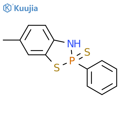 6-methyl-2,3-dihydro-2-phenyl-1h-1,3,2-benzothiazaphosphole-2-sulfide structure