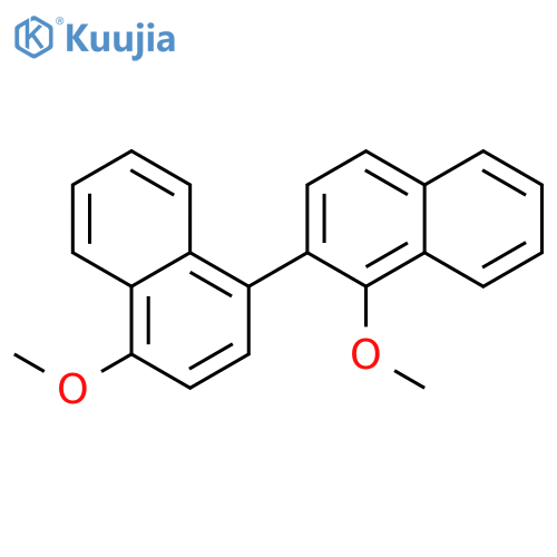 1,2'-BINAPHTHALENE, 1',4-DIMETHOXY- structure
