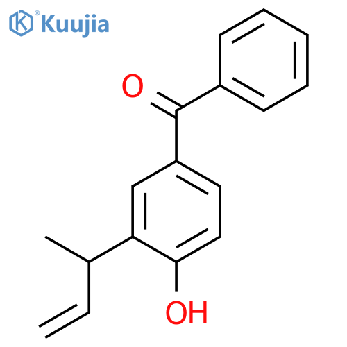 METHANONE, [4-HYDROXY-3-(1-METHYL-2-PROPENYL)PHENYL]PHENYL- structure