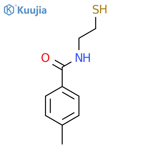 Benzamide, N-(2-mercaptoethyl)-4-methyl- structure