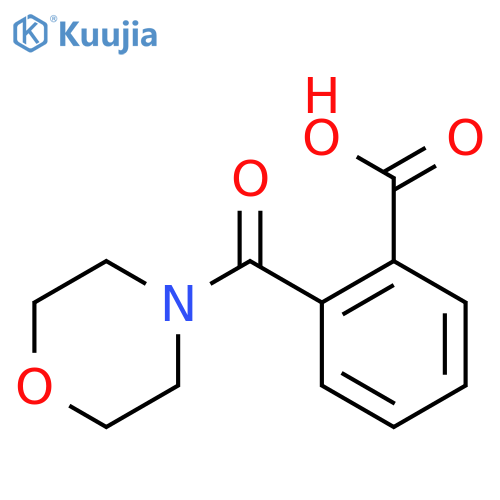 2-(Morpholine-4-carbonyl)benzoic acid structure