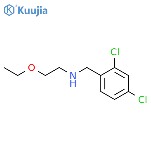 (2,4-dichlorophenyl)methyl(2-ethoxyethyl)amine structure