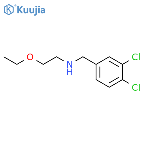 (3,4-dichlorophenyl)methyl(2-ethoxyethyl)amine structure