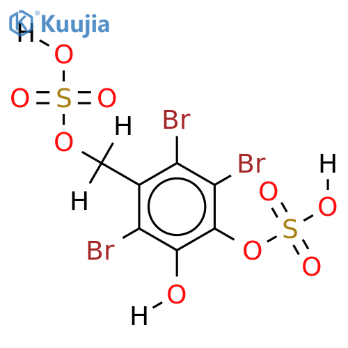 1',4-Disulfate-2,3,6-Tribromo-4,5-dihydroxybenzyl alcohol structure