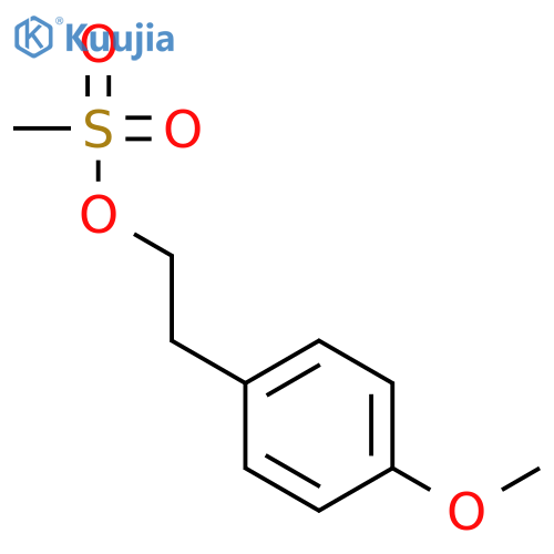 2-(4-methoxyphenyl)ethyl methanesulfonate structure