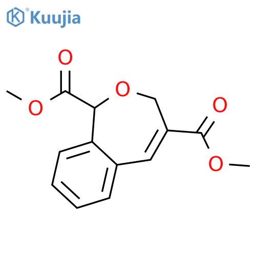 2-Benzoxepin-1,4-dicarboxylic acid, 1,3-dihydro-, dimethyl ester structure