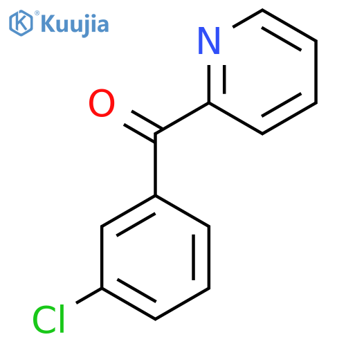 2-(3-chlorobenzoyl)pyridine structure