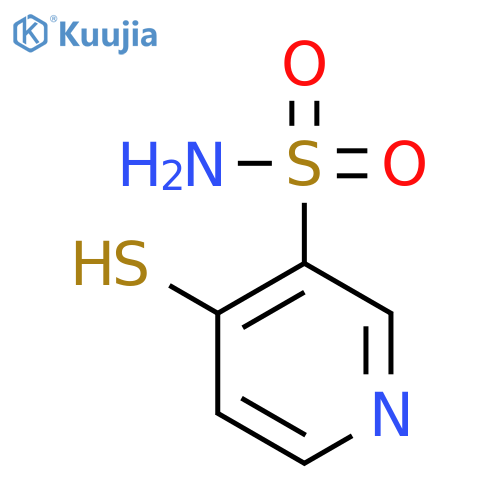 3-Pyridinesulfonamide,4-mercapto- structure