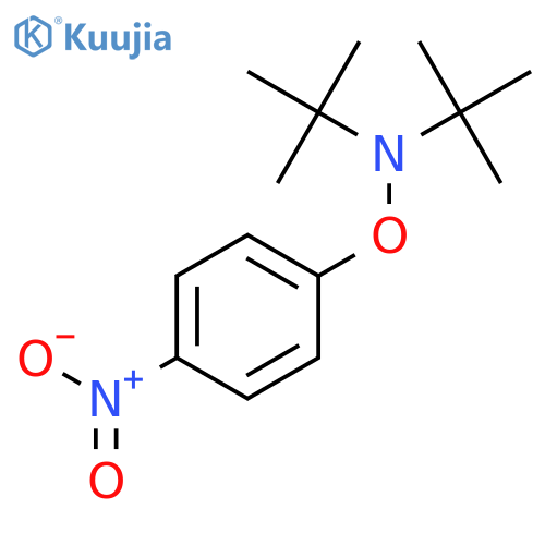 2-Propanamine, N-(1,1-dimethylethyl)-2-methyl-N-(4-nitrophenoxy)- structure